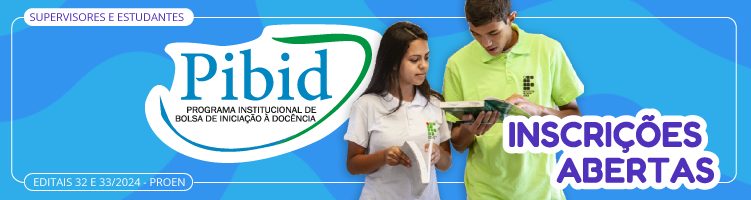 PIBID - inscrições até 16/9