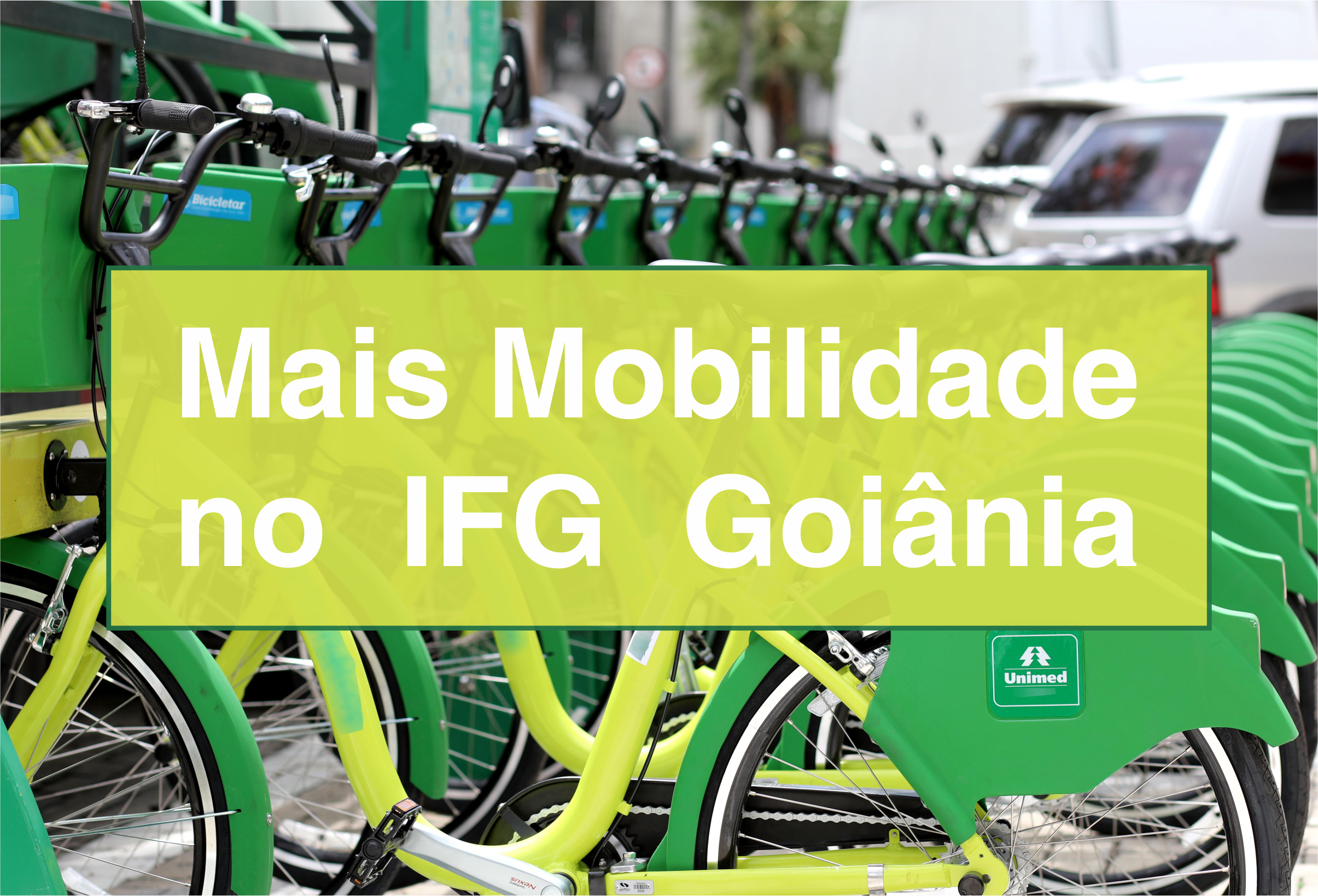 Câmpus Goiânia será atendido com nova estação de sistema de bicicletas compartilhadas GynDeBike.