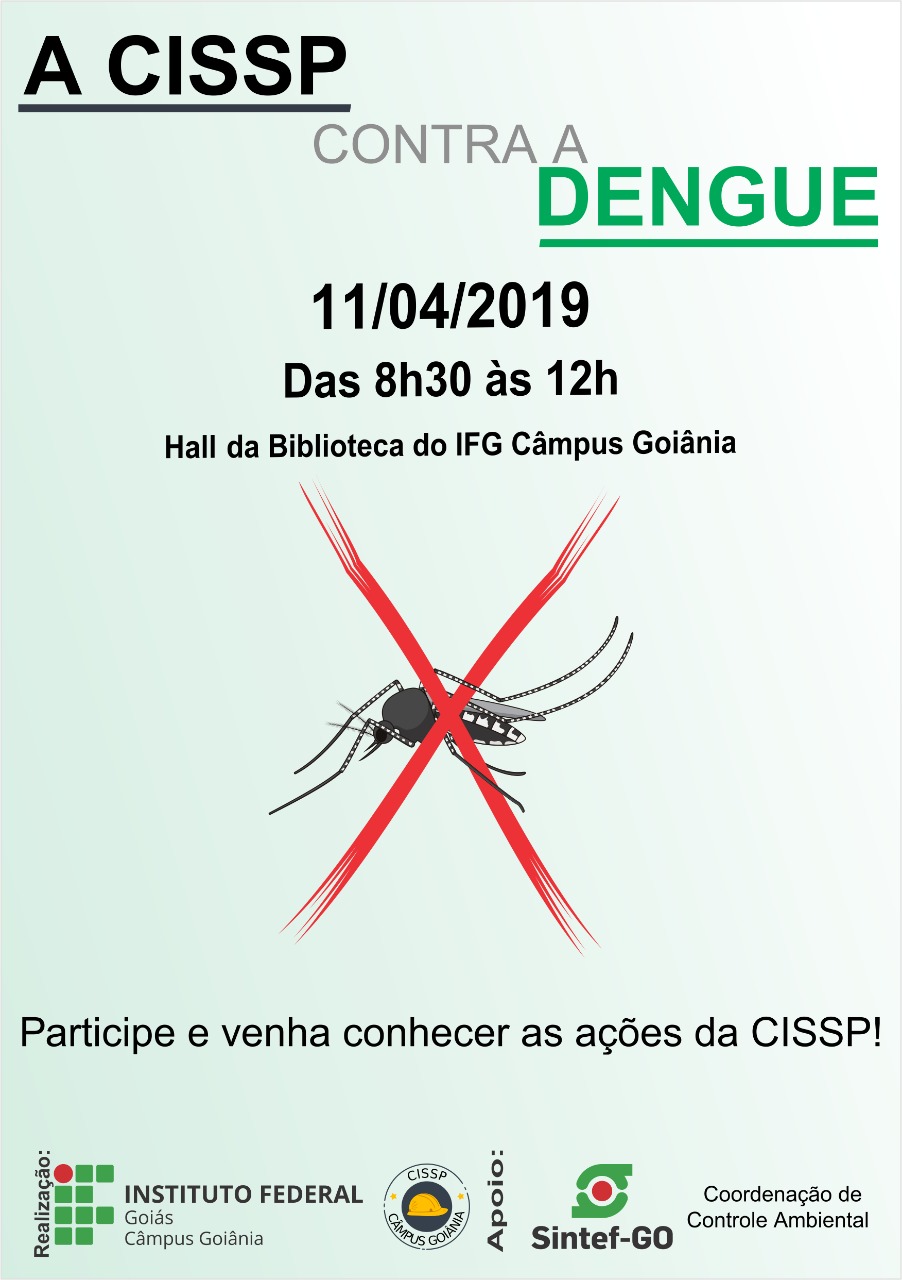 Cartaz Cissp contra a dengue