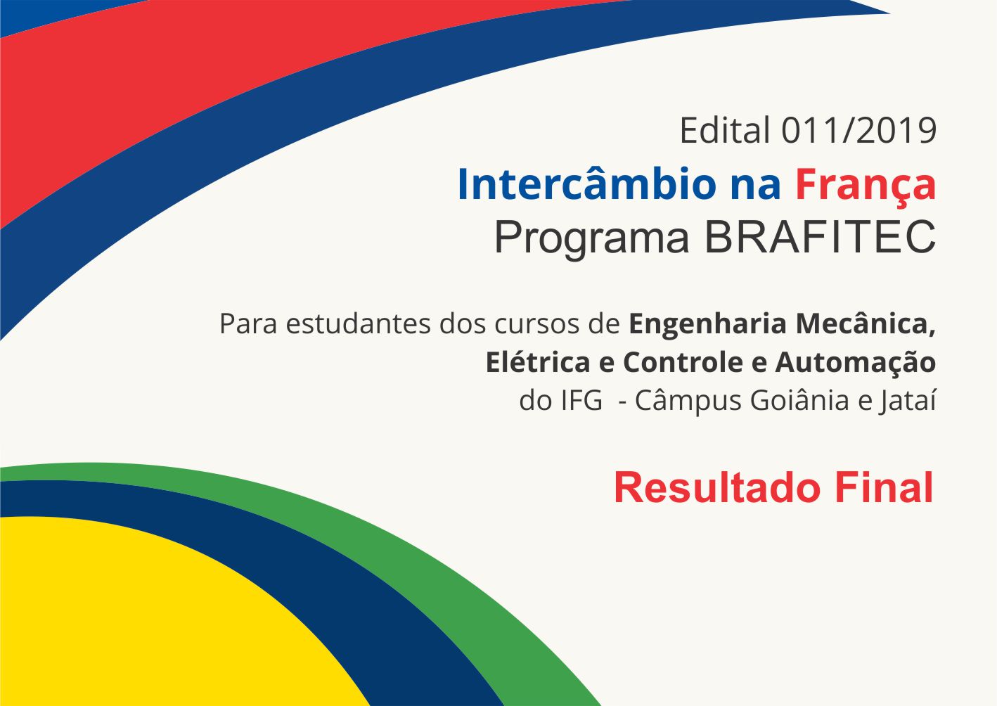 Cartaz resultado final Brafitec 2019