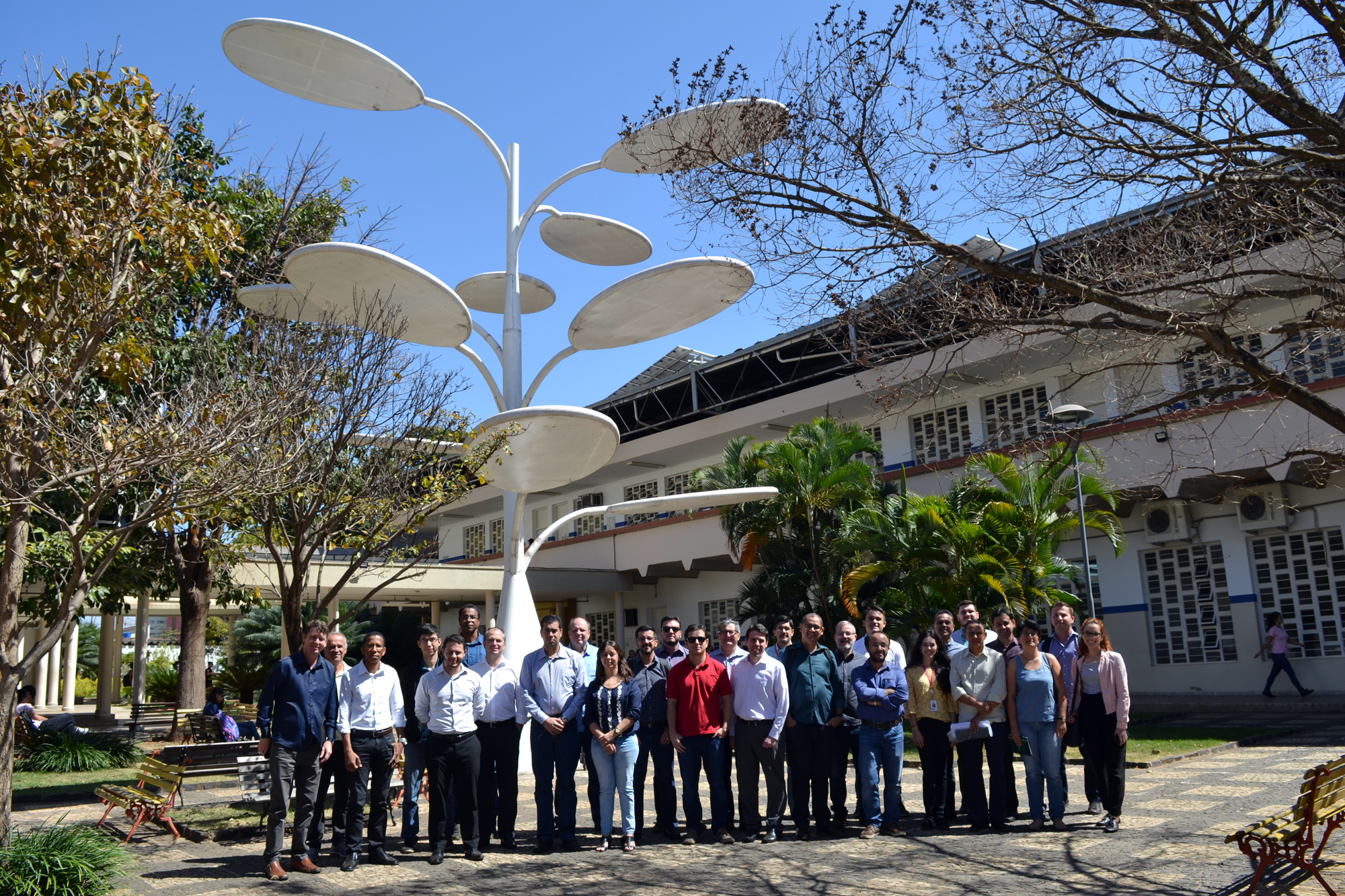 A apresentação do projeto foi realizada durante visita de gerentes de concessionárias de energia elétrica ao Câmpus Goiânia
