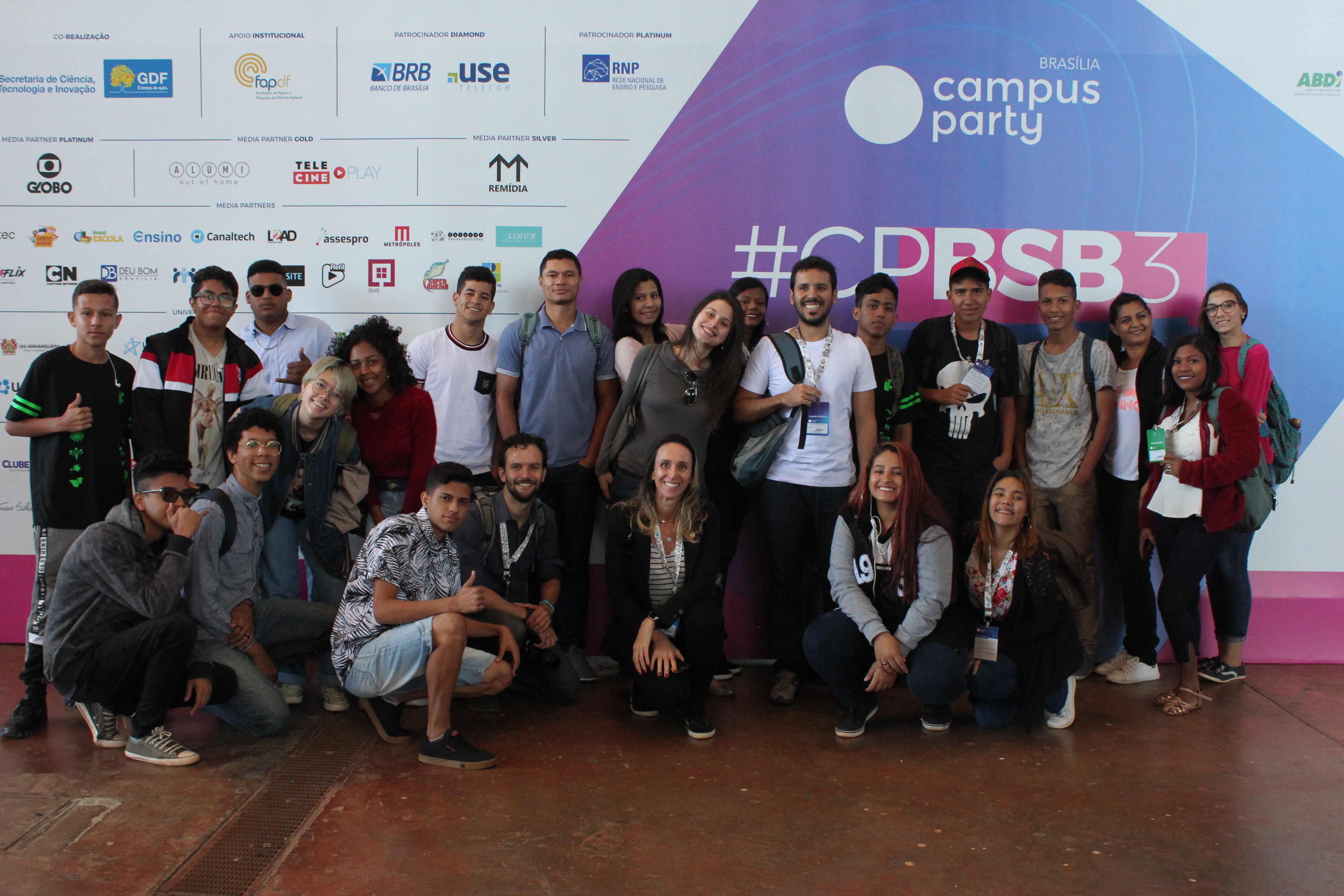 Alunos e servidores de diversos câmpus do IFG marcaram presença na Campus Party Brasília e também estarão na Campus Party Goiás
