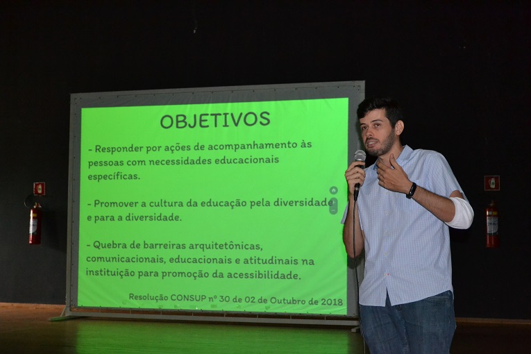Coordenador do Napne, Danilo Oliveira