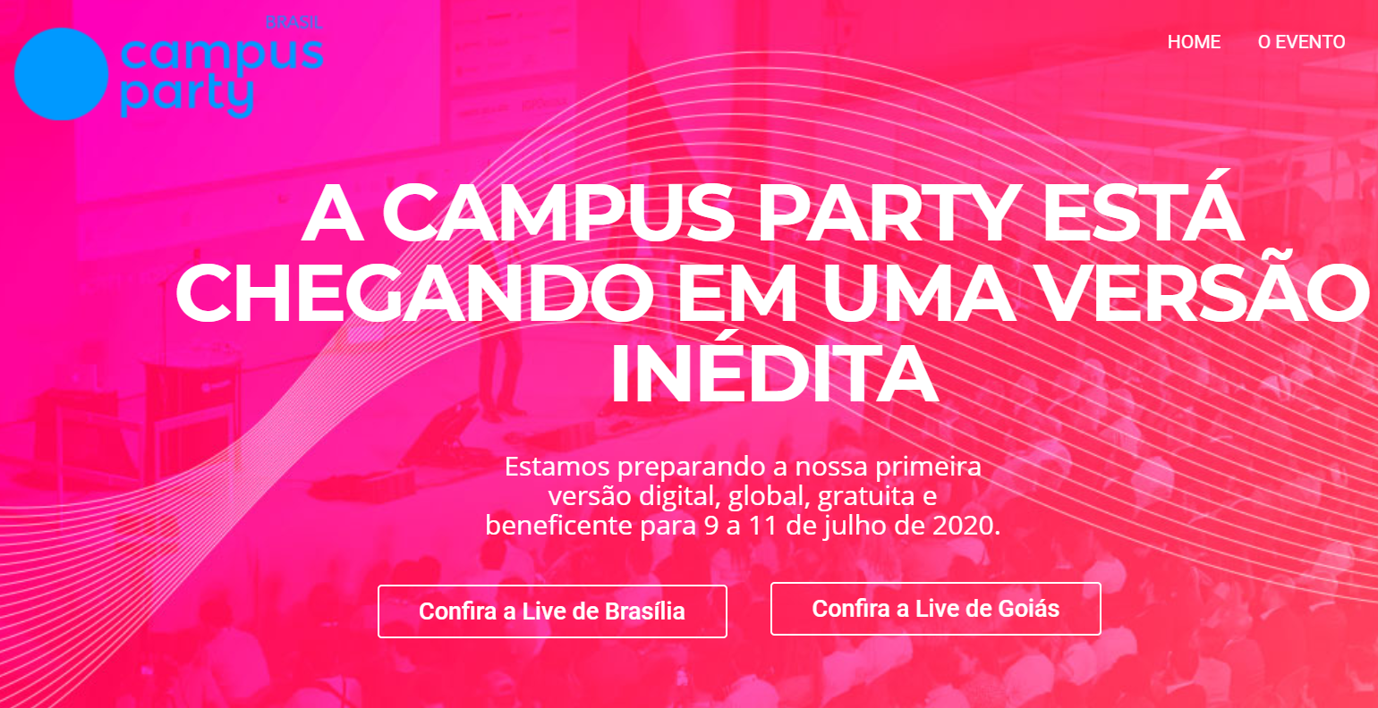 Goiás terá espaço destaque na Campus Party Digital Global