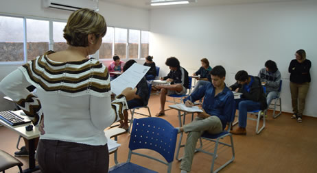 Professores do Câmpus aplicaram o exame aos alunos do último dos cursos técnicos