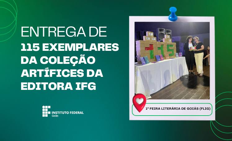 A responsável por fazer a entrega simbólica das obras foi a reitora do IFG, professora Oneida Barcelos Irigon