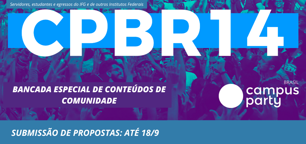  A Campus Party Brasil 14 acontecerá entre os dias 11 e 15 de novembro no Pavilhão de Exposições – Distrito Anhembi, em São Paulo