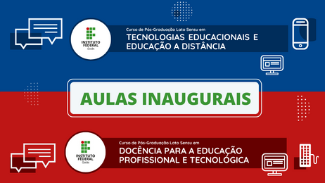 Os cursos fazem parte do Programa Universidade Aberta do Brasil 
