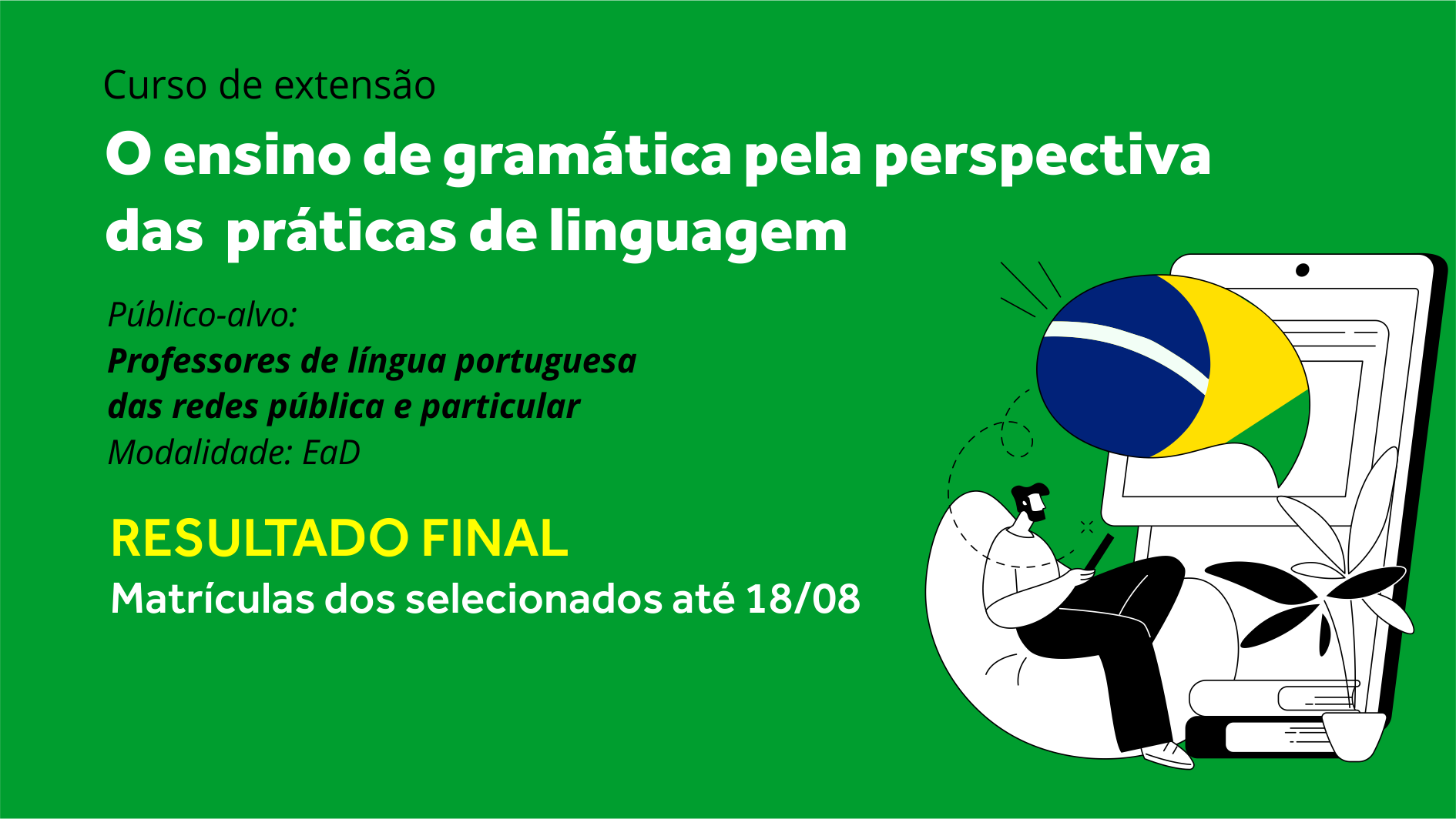 Curso de Ensino da Lingua Portuguesa Gratuito