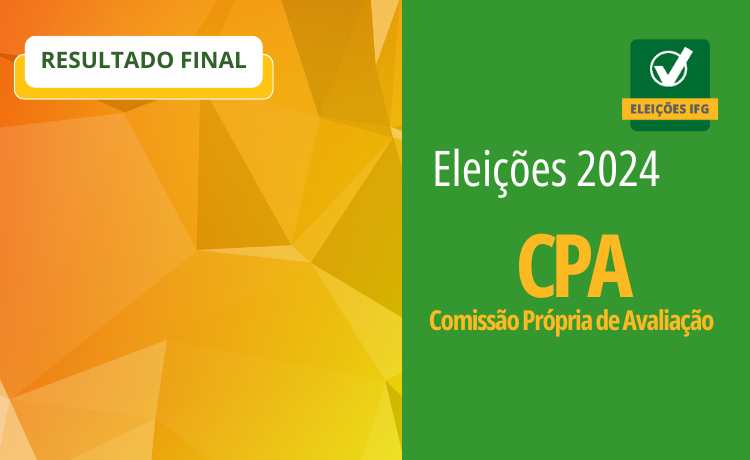 Divulgado Resultado Final das eleições 2024 da CPA Central do IFG